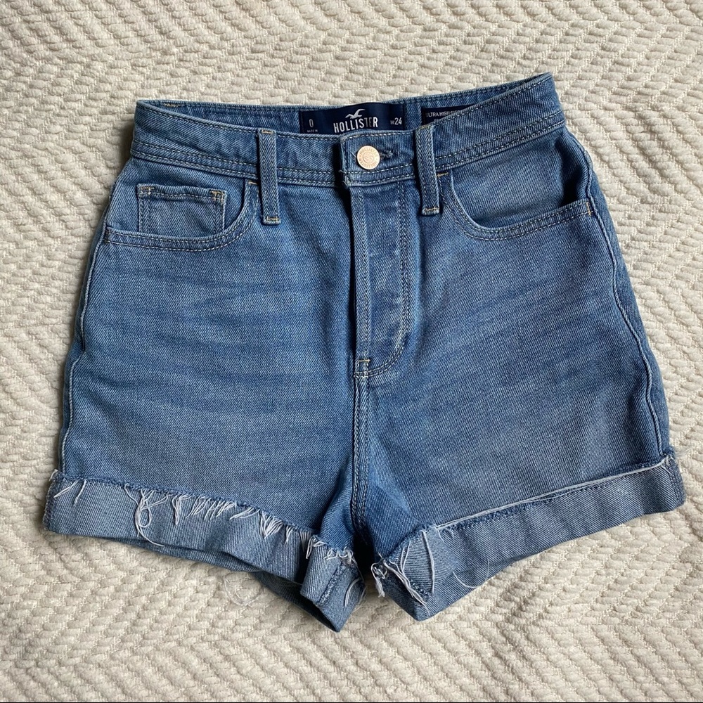 Hollister high-rise vintage stretch mom shorts